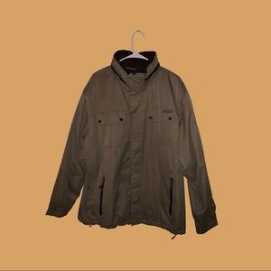 Tan XL Free Country Polyester Windbreaker